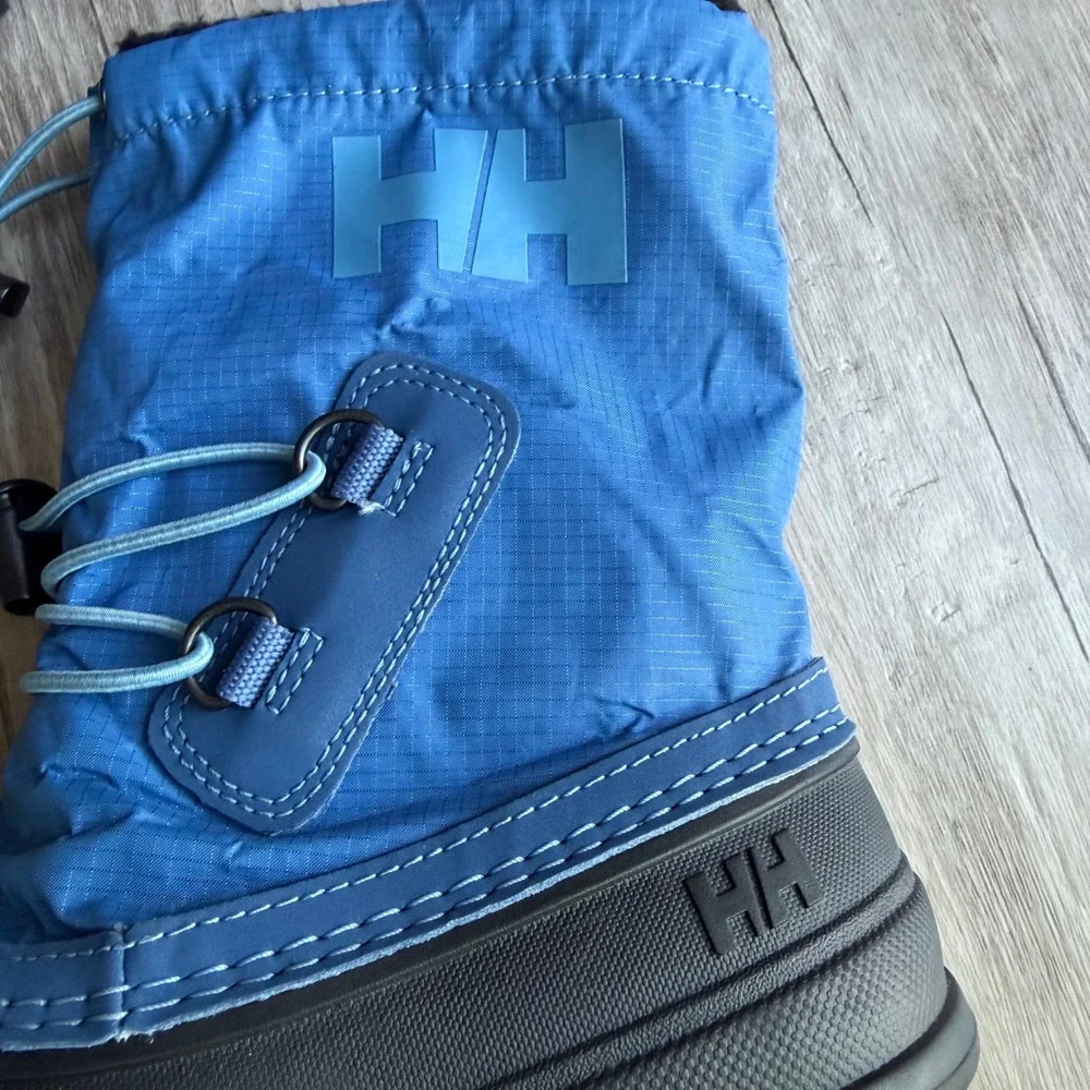 Helly Hansen Kids Blue Black Ripstop Waterproof Insulated Snow Boots US Size 13